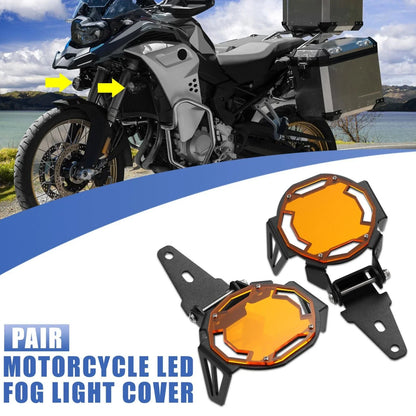 Motorcycle LED Fog Light Protector for BMW R1200 F800R F850 Orange