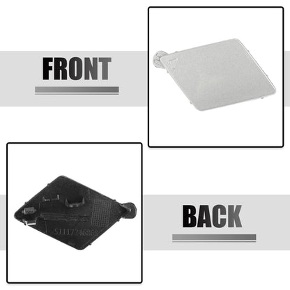 Tow Hook Cover for BMW 5 Series F10 (2011–2017) Silver Tone