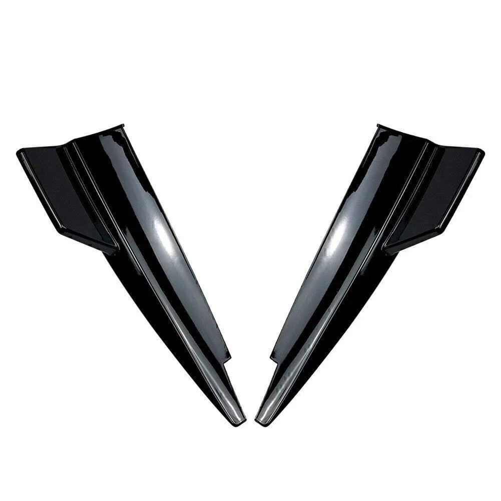 Black Rear Bumper Splitter Side Vents for Mercedes CLA-Class (2013-2019)
