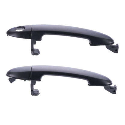 2 x Front Left & Right Door Handle Black for Hyundai Santa Fe CM (2005–2012)