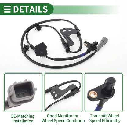 ABS Wheel Speed Sensor No. 59810H5000 for Hyundai Accent (2018–2022)