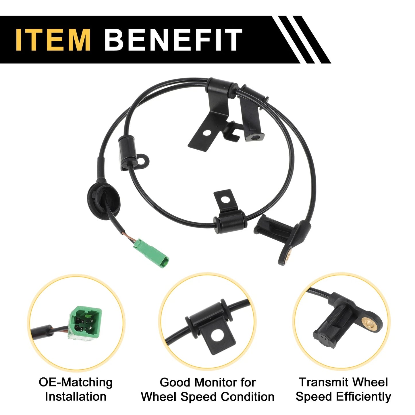 ABS Wheel Speed Sensor No. 8L8Z2C191A for Ford Escape (2005–2008) Rear Left