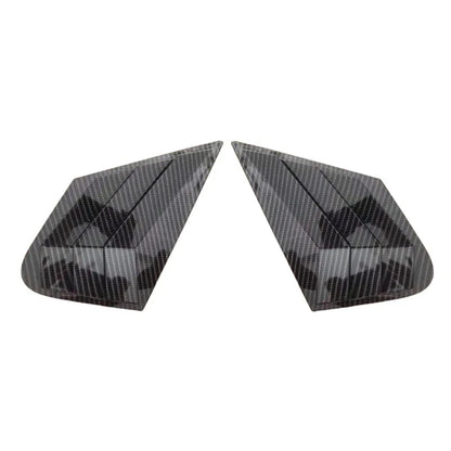 Carbon Fiber Rear Side Window Quarter Louver Cover Trim Kia Optima (2016–2020)