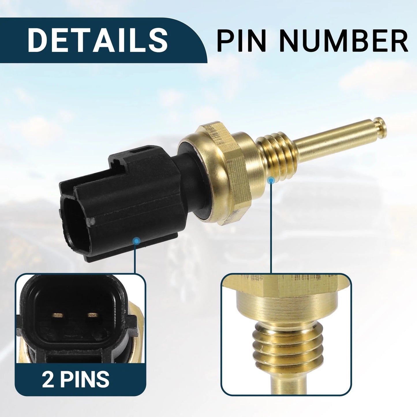 Coolant Temperature Sensor for Ford Escape (2001–2012) 1Pc