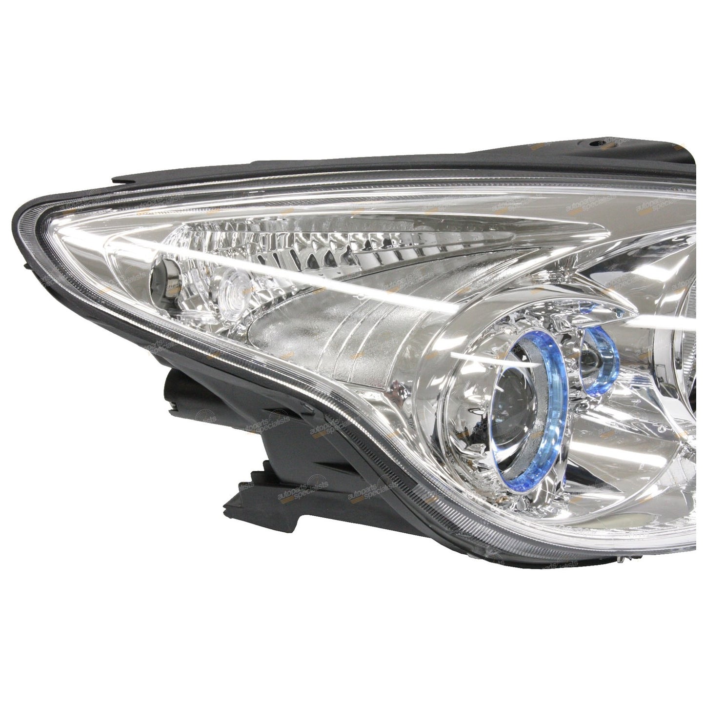 RH Chrome Headlight for Hyundai i30 FD (2007–2009)
