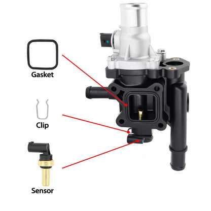 Thermostat Assembly Water Outlet for Chevrolet Sonic Cruze (2012–2016)
