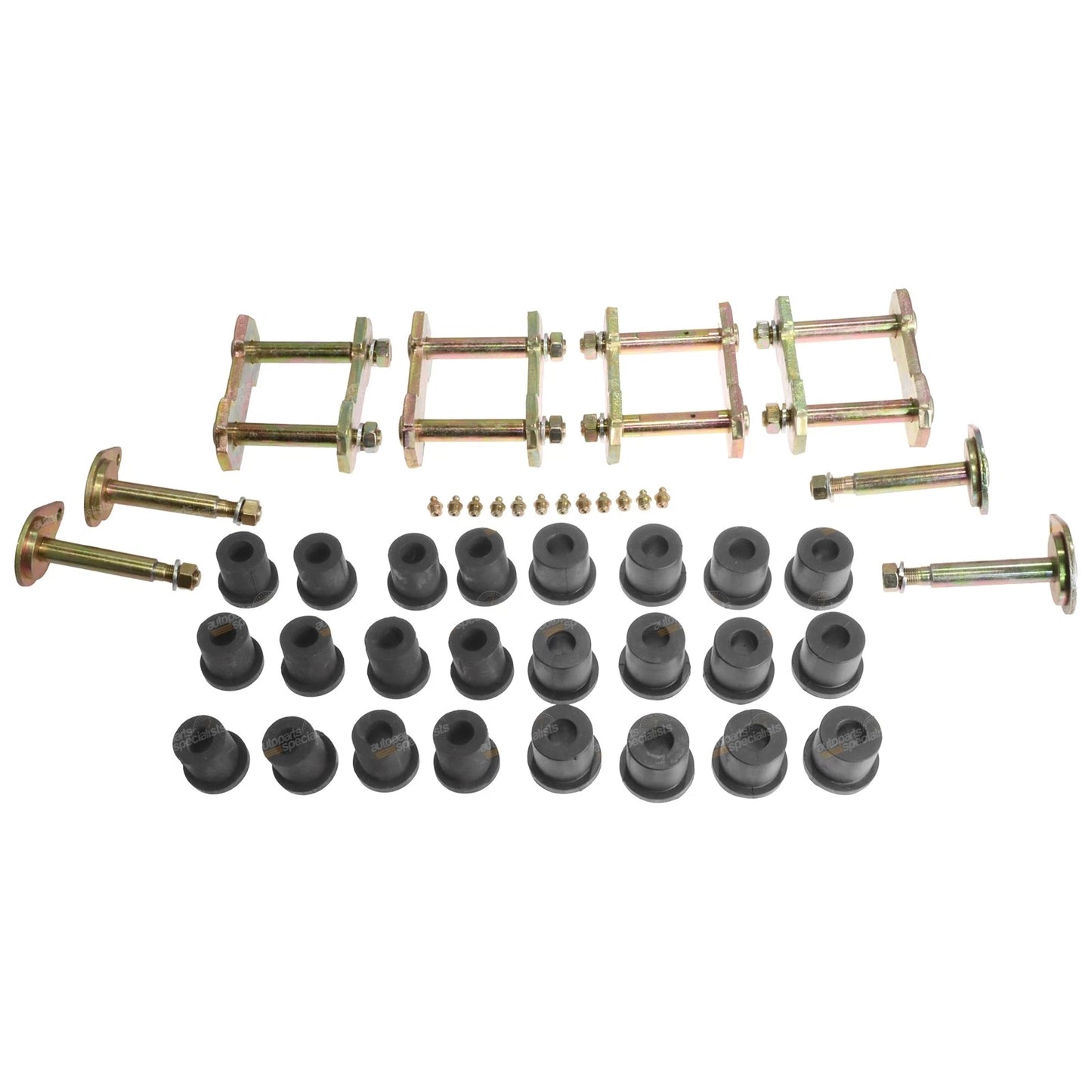 Leaf Spring Shackle Pin & Rubber Bush Kit for 75 Series Landcruiser