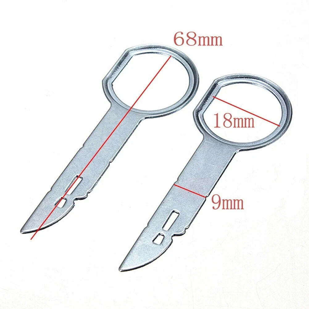 Plastic + Iron Removal Tools for Car Radio Din Stereos