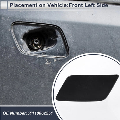 Front Left Headlight Washer Nozzle Cover for BMW 335i GT (2012–2015)