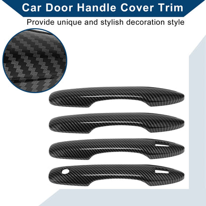 Carbon Fiber Door Handle Cover Trim for Toyota Camry (2018–2024)