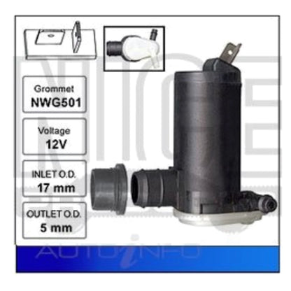 Windscreen Washer Pump for Ford Explorer (1996–1998)