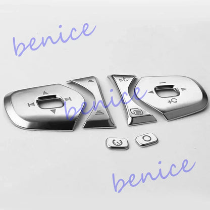 Alloy Steering Wheel Control Button Cover Trim for Volvo XC90 (2016–2024)