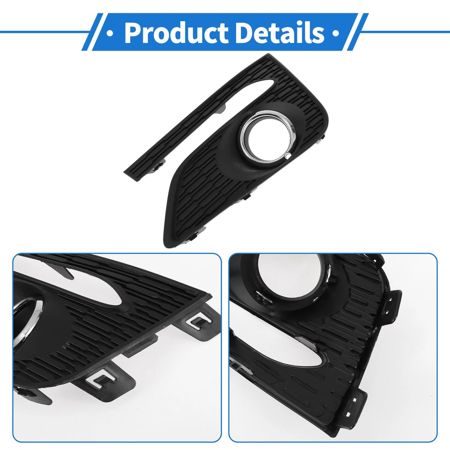 1 Pc Fog Light Grill for Chevrolet Cruze (2017–2018) No. 84095943