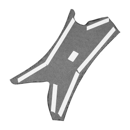 Left Side Door Handle Cover for BMW 3 Series E90 E91 Gray Line