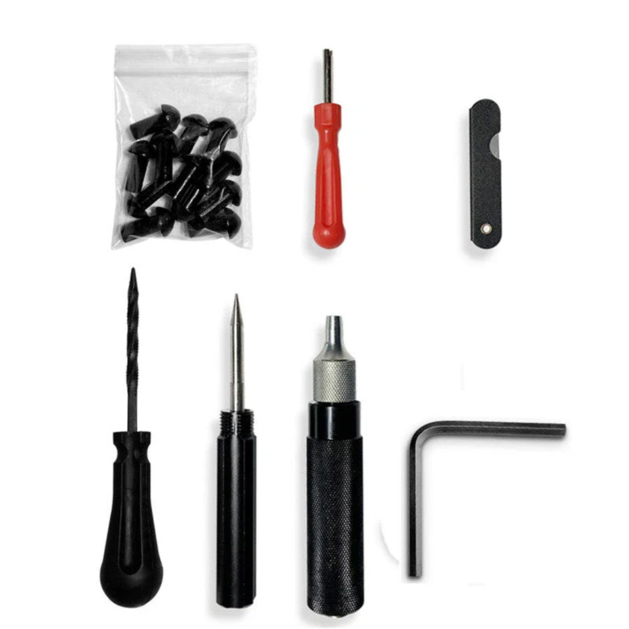 Tire Repair Kit - Mushroom Plug Probe Nozzle Tool for Universal Car Motorcycle