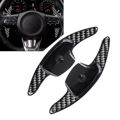 Carbon Black Steering Wheel Shift Paddle for Kia Stinger GT GT-Line GTS (2018–2022)