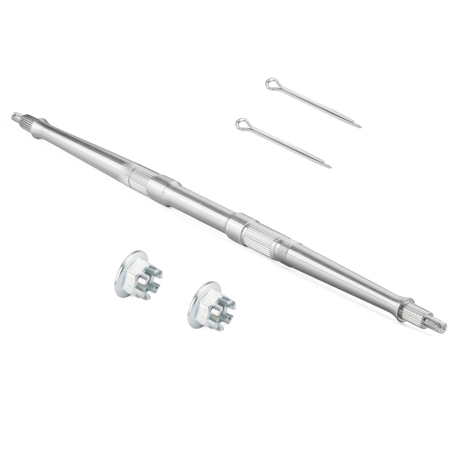 Rear Wheel Axle Shaft & Nuts for Yamaha Raptor 700 (2006–2025)