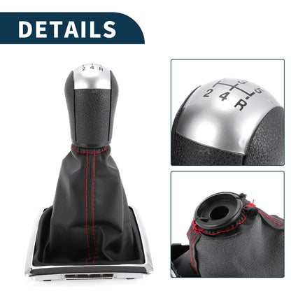 5 Speed Manual Gear Shifter Knob with Cover for Ford Focus (2004–2008)