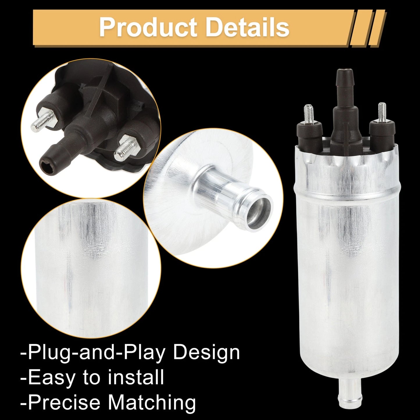 Fuel Pump Set for Alfa Romeo 33/75 (1983–1995) Replaces 0580464070