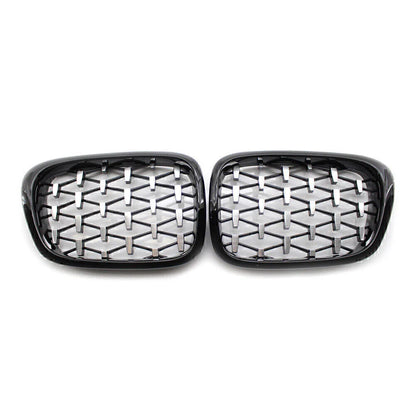 Honeycombe Mesh Front Bumper Grille for BMW E39 5-Series (1999-2003)