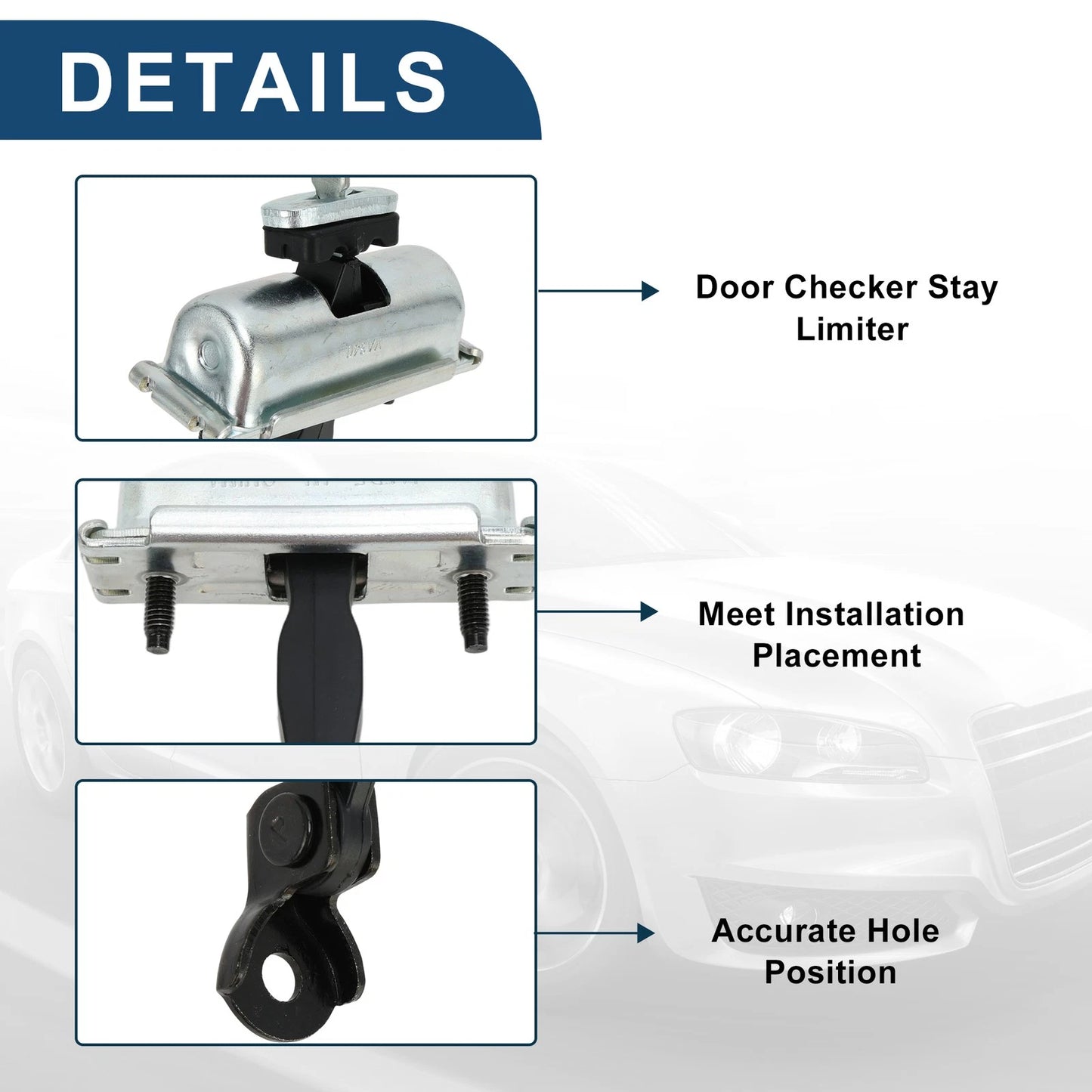 Door Check Strap for Ford Police Interceptor Utility 3.5L (2013–2019) No.BB5Z7827204A