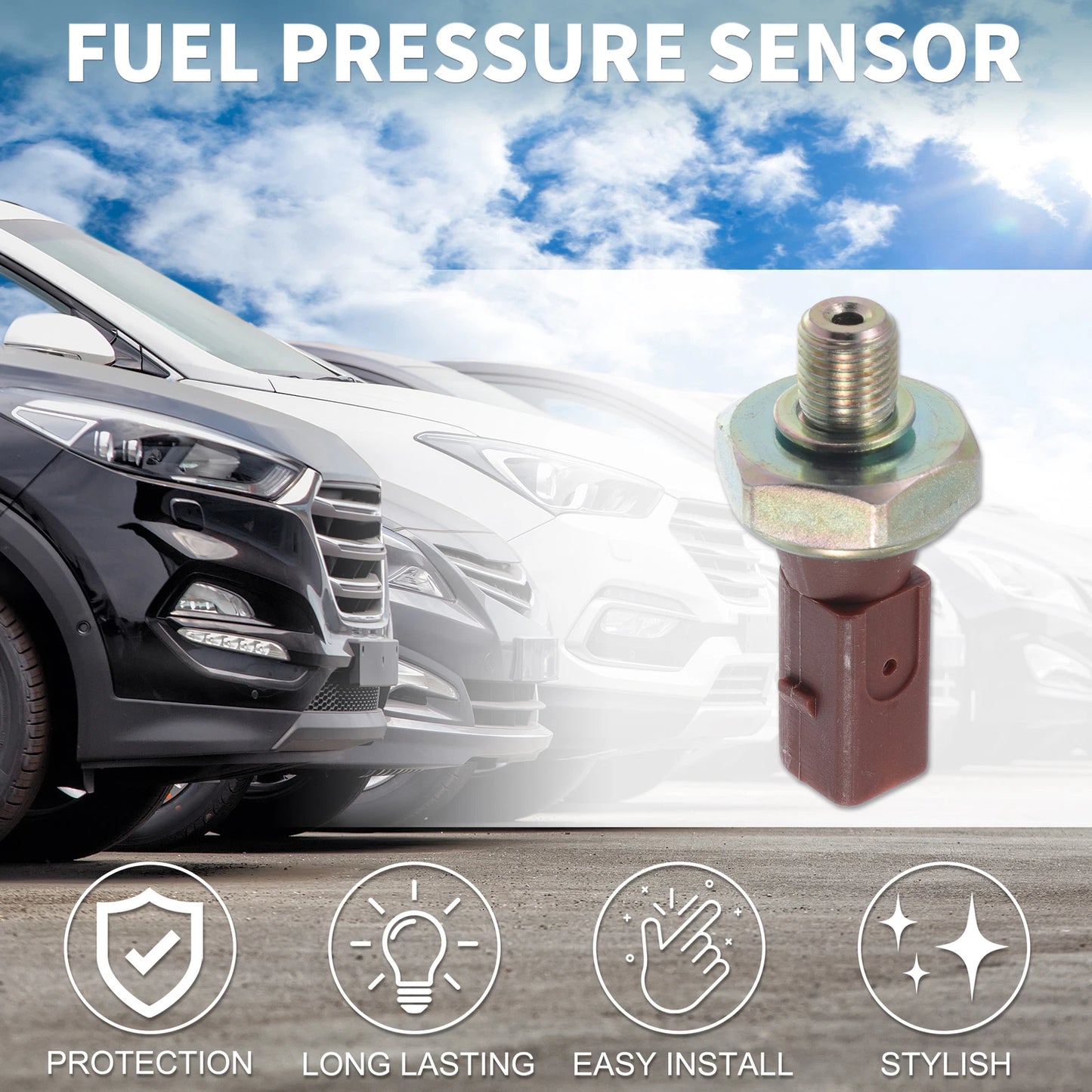 Fuel Pressure Sensor for VW Jetta (1993–2005) No. 038919081K/038919081C