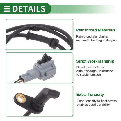 ABS Wheel Speed Sensor No. 479107Z700 for Nissan Frontier (1999–2002)
