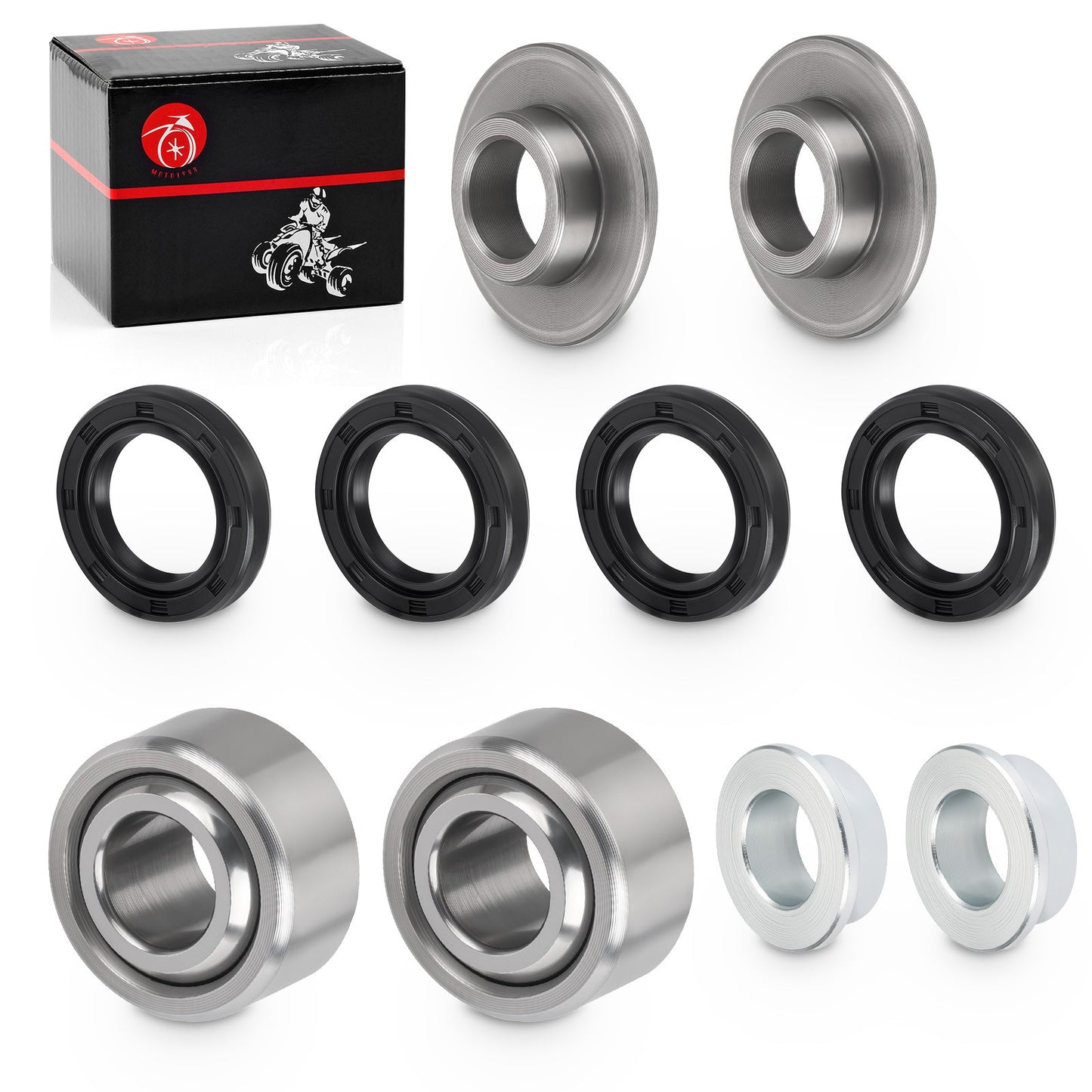 Rear Shock Bushing Bearing Kit for Yamaha Warrior 350 (1987–2004)