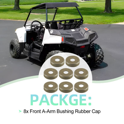 Set of 8 Front A-Arm Bushing Rubber Caps for Polaris Predator 50 (2004–2007)