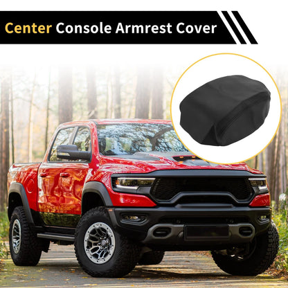 Center Console Cover for Honda Ridgeline 2006-2014 Microfiber Leather Black