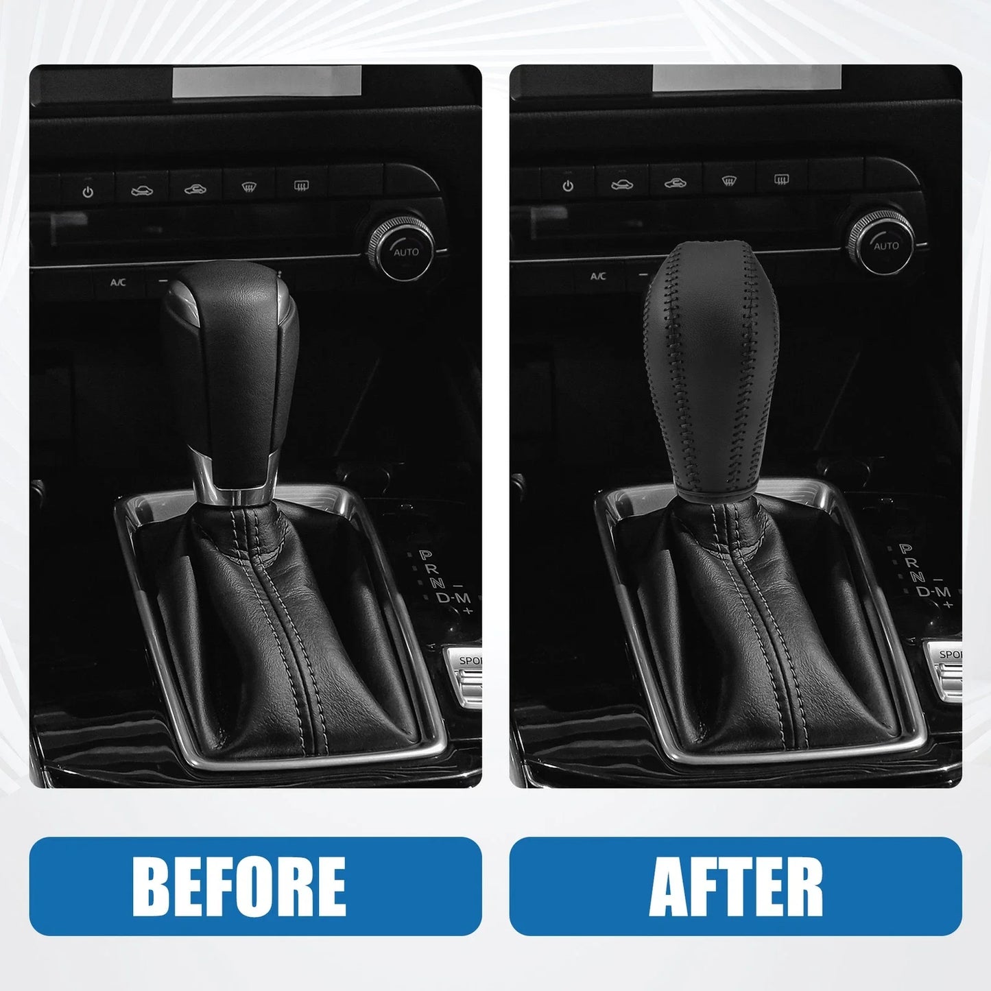 1x Gear Shift Head Knob Cover Transmission Lever Trim for BMW E60 (2005-2008)