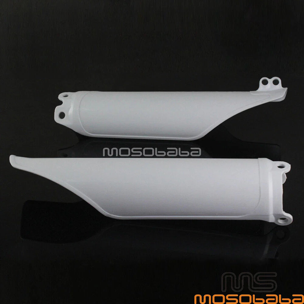 White Race Fork Guards for Honda CR125 CR250 CRF250 CRF450 CRF250R