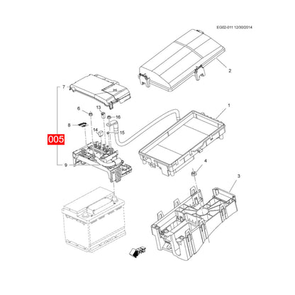 Front Compartment Block Fuse for Chevrolet Impala (2014–2018)
