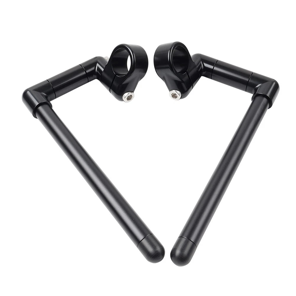 2X Chrome Thread Oval Rear View Mirrors for Universal Fit (10mm)