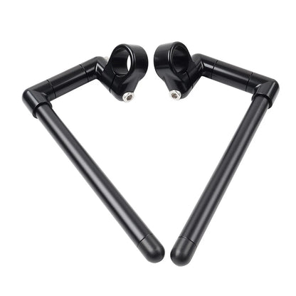 2X Chrome Thread Oval Rear View Mirrors for Universal Fit (10mm)