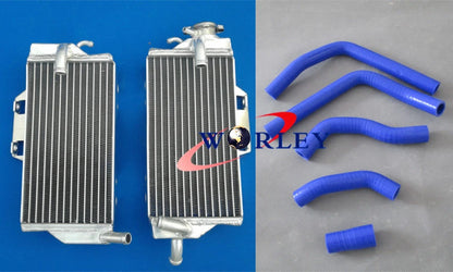 Aluminum Radiator and Hose Set for Honda CR125 CR125R (2005–2007) RED