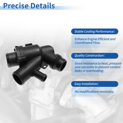 Engine Coolant Thermostat Housing Assembly No.LR035124 for Jaguar F-Type (2014)