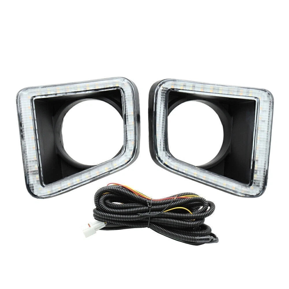 2X LED DRL Daytime Running Light w/ Turn Signal for Toyota RAV4 (2019–2020)