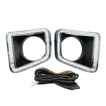 2X LED DRL Daytime Running Light w/ Turn Signal for Toyota RAV4 (2019–2020)