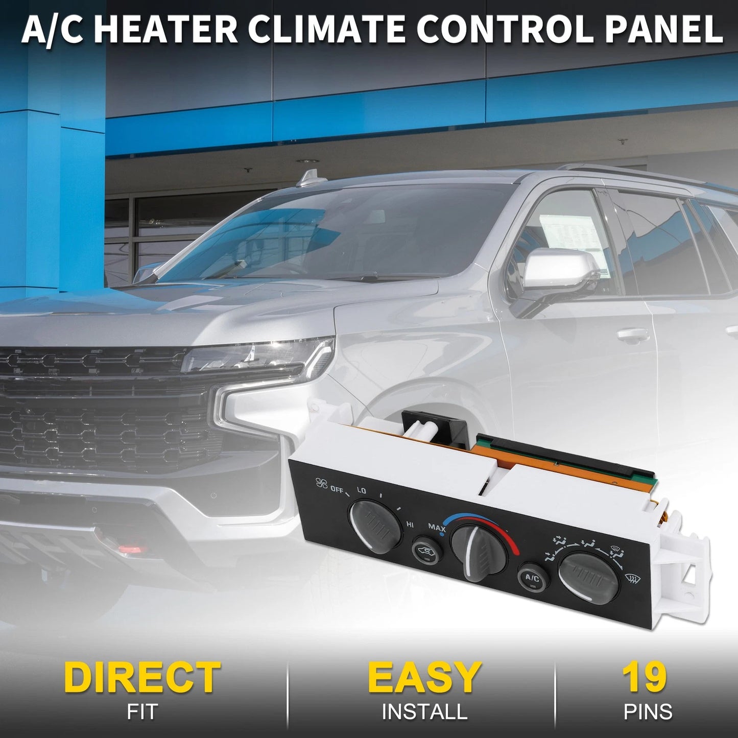 A/C Heater Climate Control Switch for Chevrolet Silverado 1500