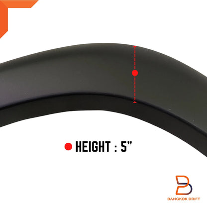 Matte Black SR5 Fender Flare Arch for Toyota Hilux Ute (1997-2004)
