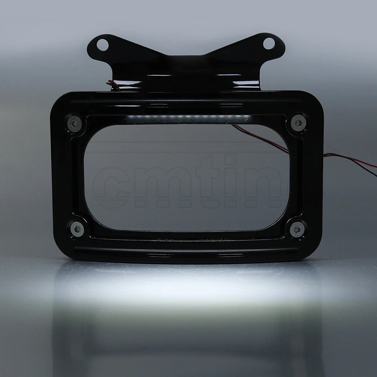 Curved License Plate Frame LED Light for Harley FLHRXS Road King (2017-2025)
