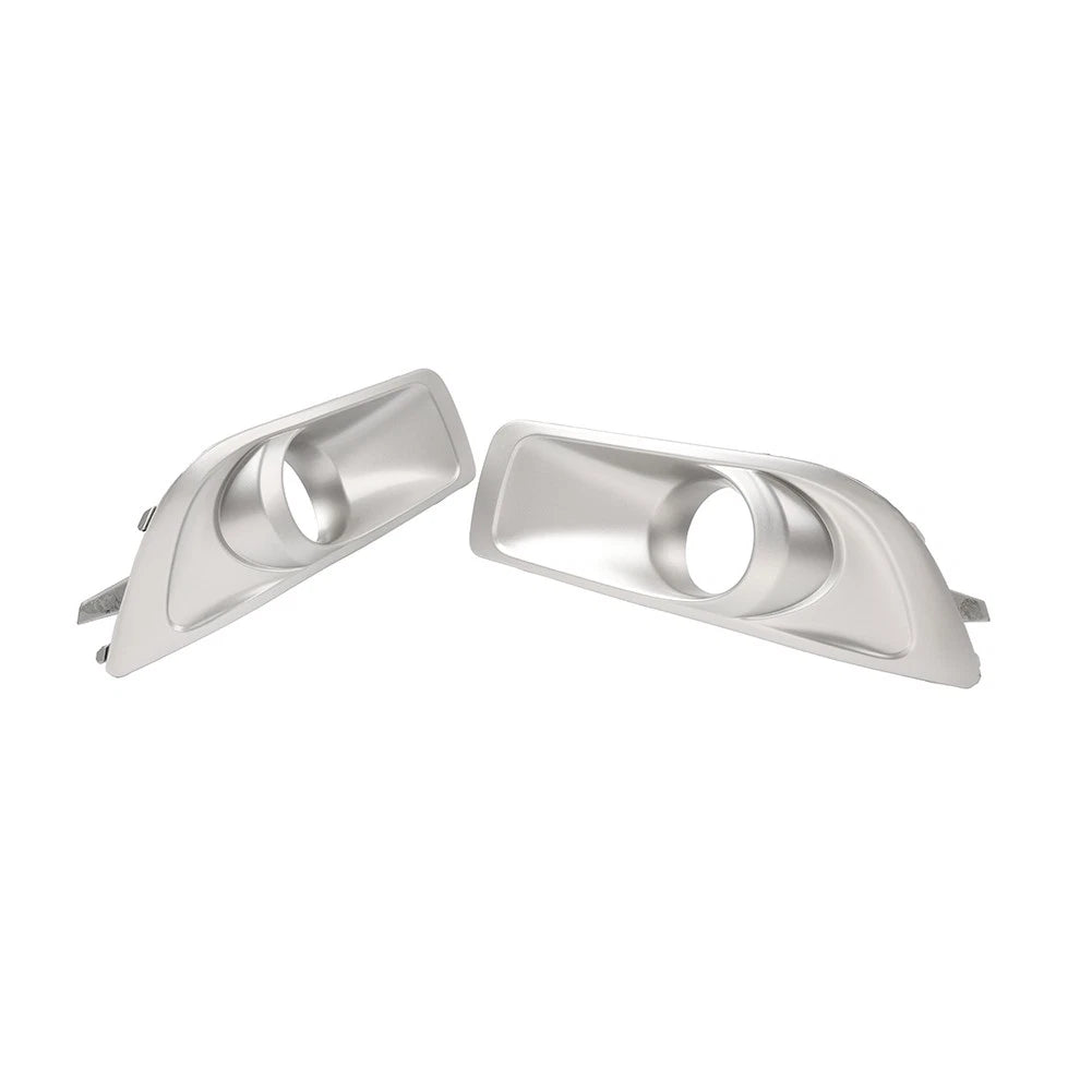 Front Bumper Fog Light Trim Bezel Cover Silver for Subaru Outback (2010–2012)