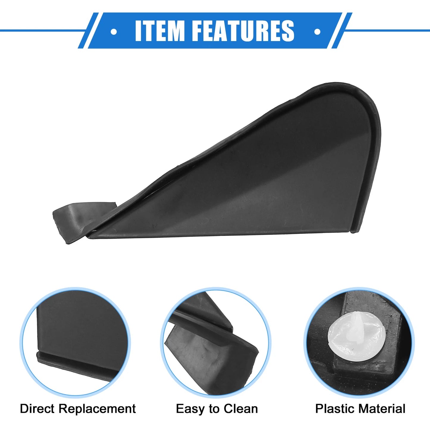2X Mirror Corner Triangle Fender Cover for Toyota Land Cruiser