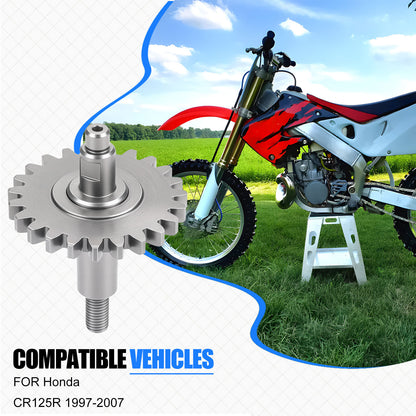 Water Pump Impeller Shaft Gear for Honda CR125R (1997–2007)