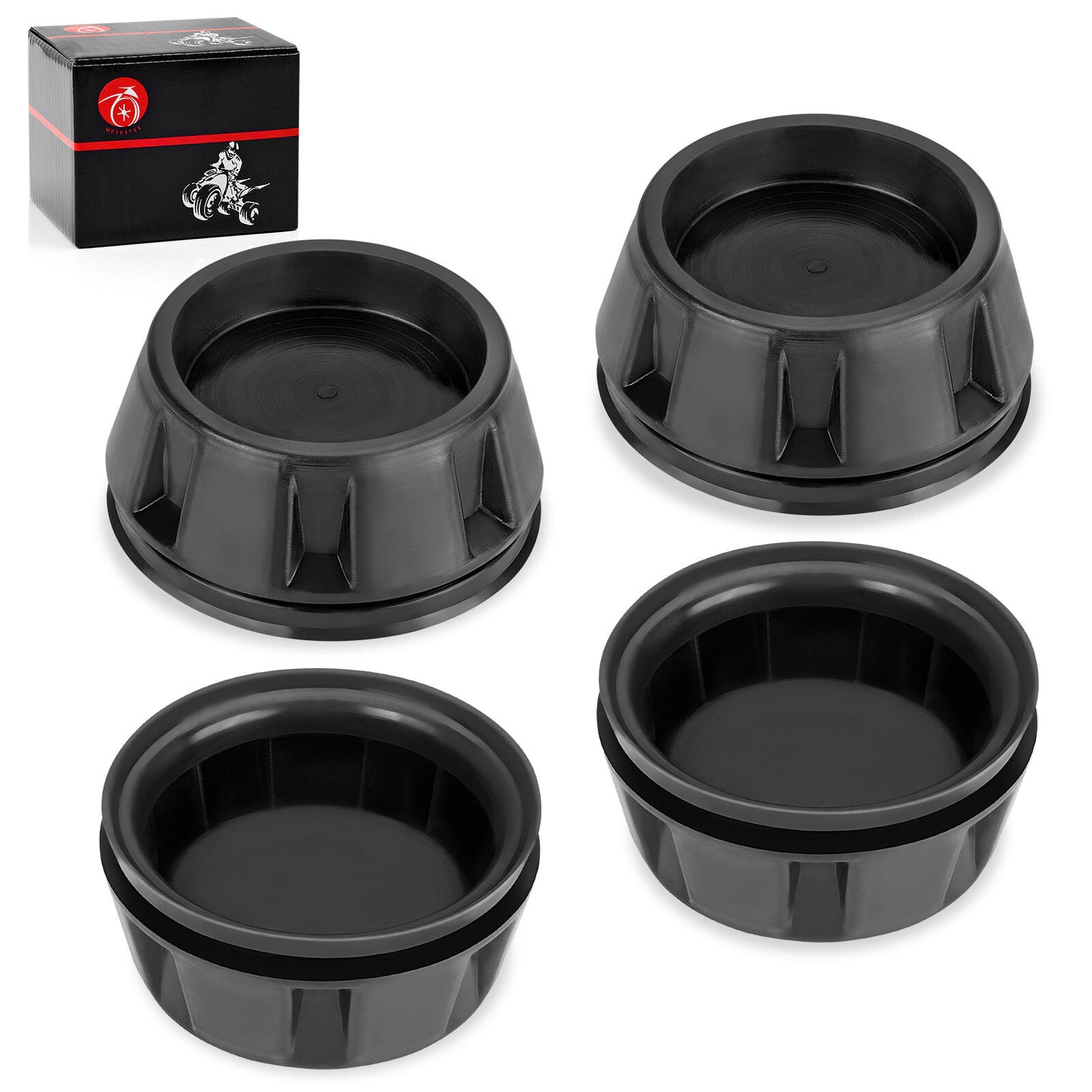 Set of 4 Wheel Center Caps for Honda Talon 1000, Pioneer 700/1000, Rubicon 500/520