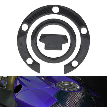 Carbon Fiber Look Fuel Cap Gel Protector for Yamaha YZF R6 (2006-2017)