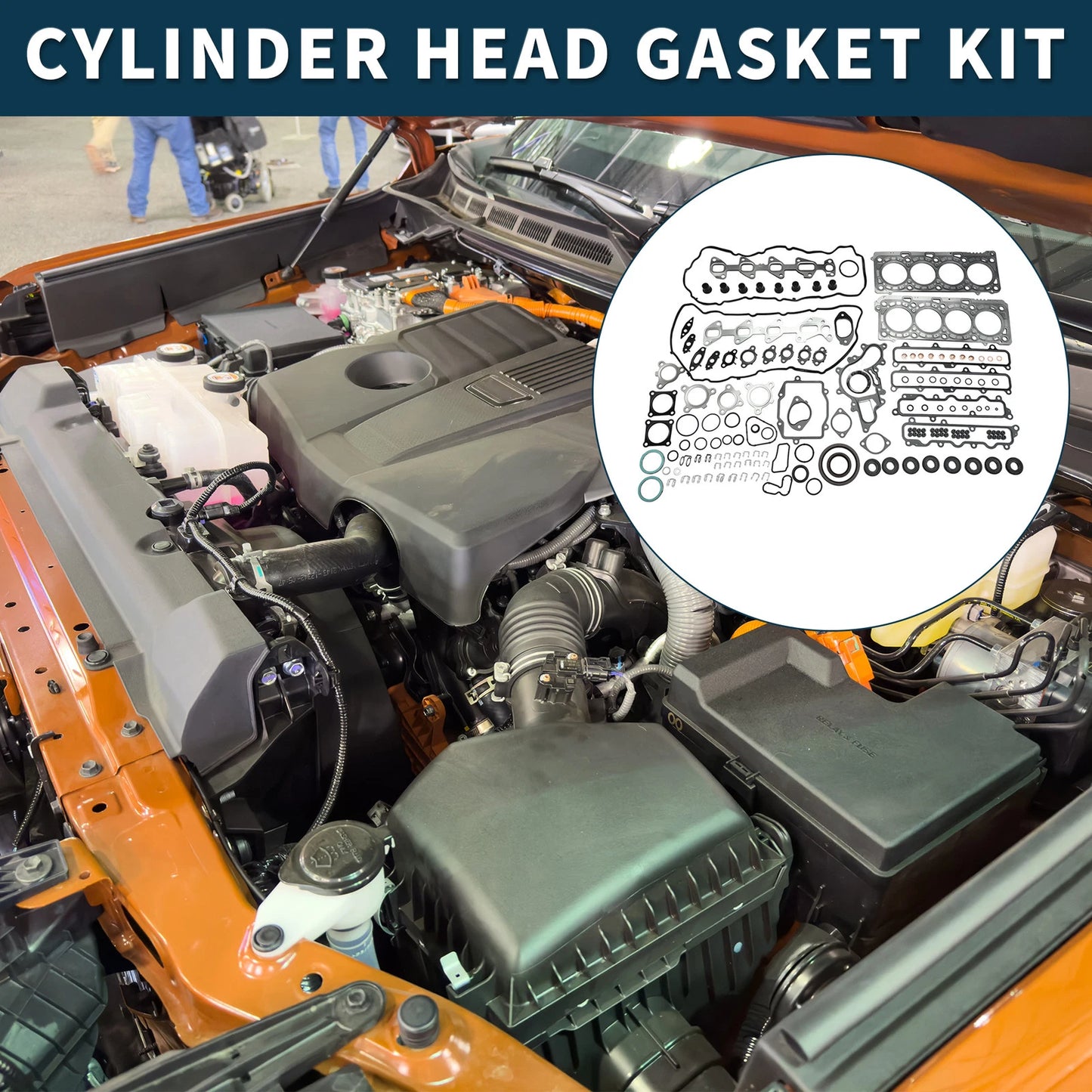 Cylinder Head Gasket Kit Set of 1 for Toyota 1VD (No. 0411151030/0411151040)