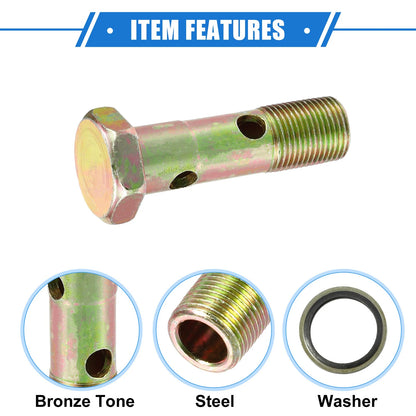 Set of 1 Turbo Brake Line Fitting Adapter for M18x1.5 (70mm)