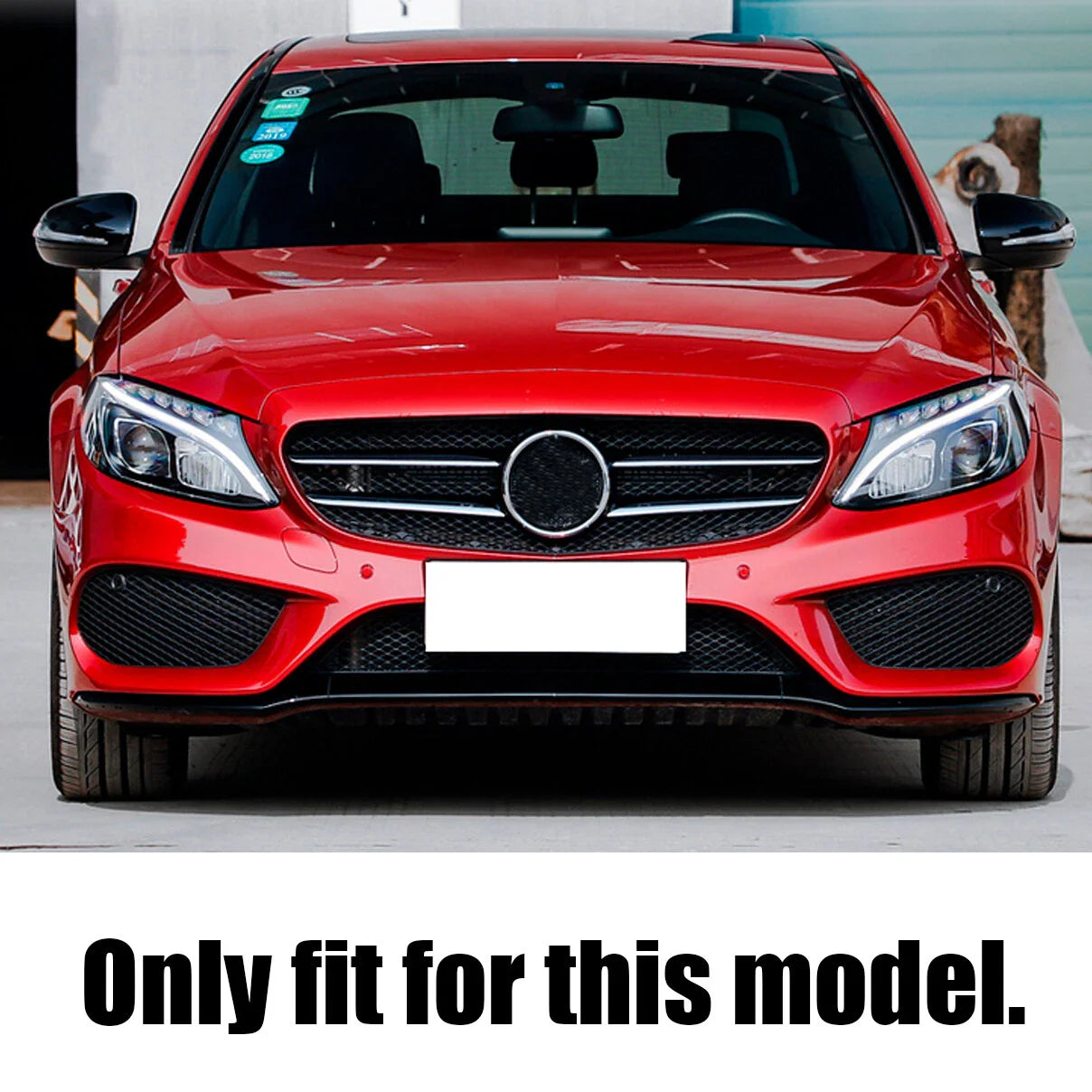 Tow Eye Hook Cover Cap for Mercedes-Benz W205 C300 C400 AMG (2015–2018)